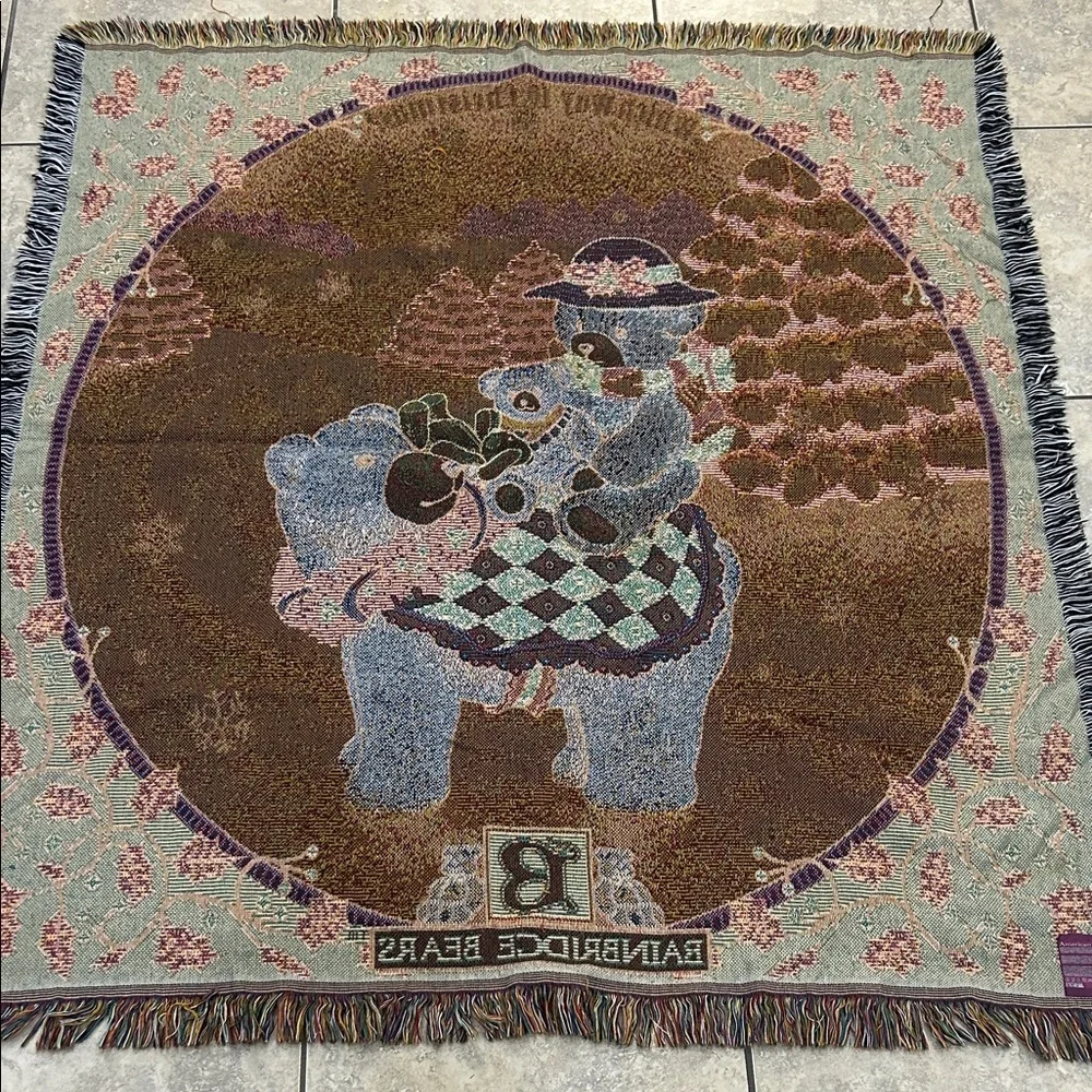 Holiday Tapestry Blanket-Bainbridge Bears